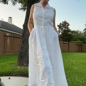 Vintage White Maxi Dress